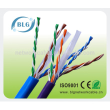 Chama Retardant cabo ethernet cat6 com jaqueta LSZH pvc